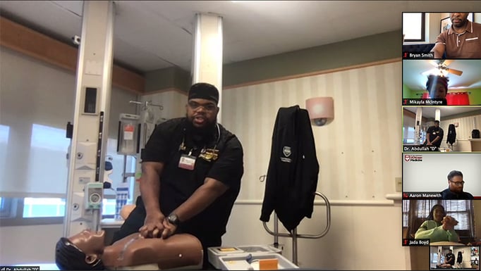Abdullah Pratt performed CPR