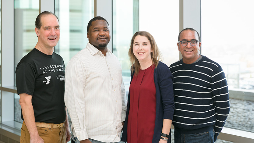 Four triple transplant patients