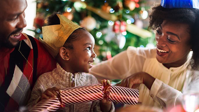 Family holiday celebration