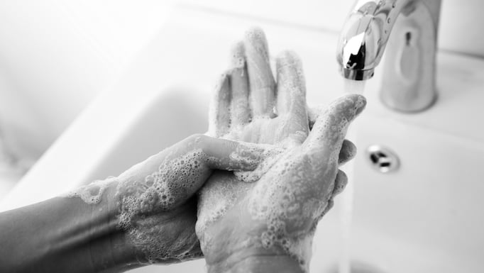 Washing hands