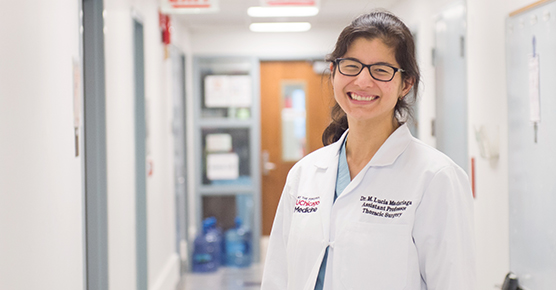 Dr. Maria Lucia Madariaga, thoracic surgeon