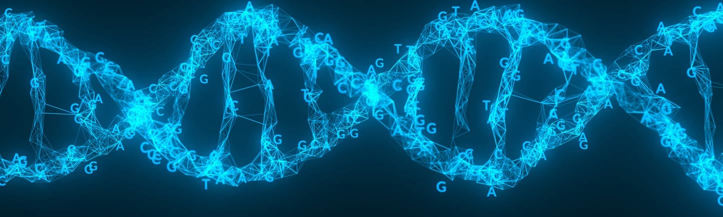 Stylized DNA helix