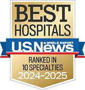 U.S. News & World Report Best Hospitals badge