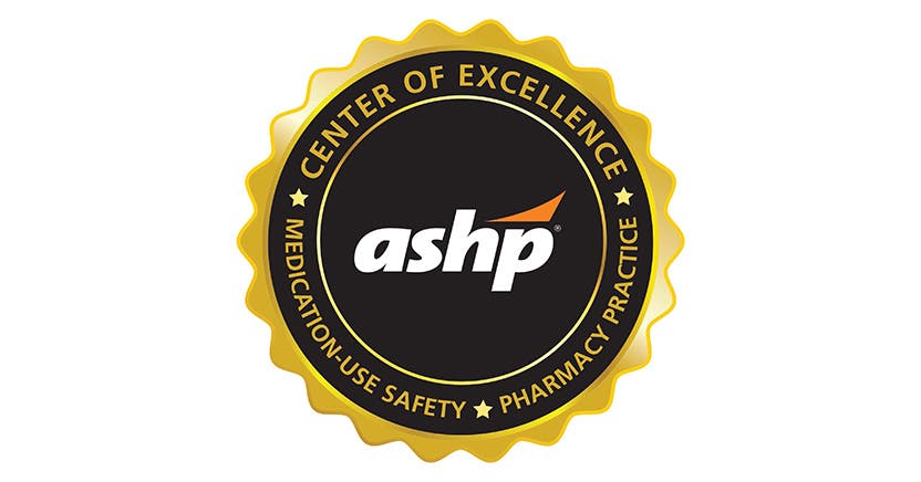 Center of Excellence in Medication-Use Safety and Pharmacy Practice by the American Society of Health System Pharmacists (ASHP)