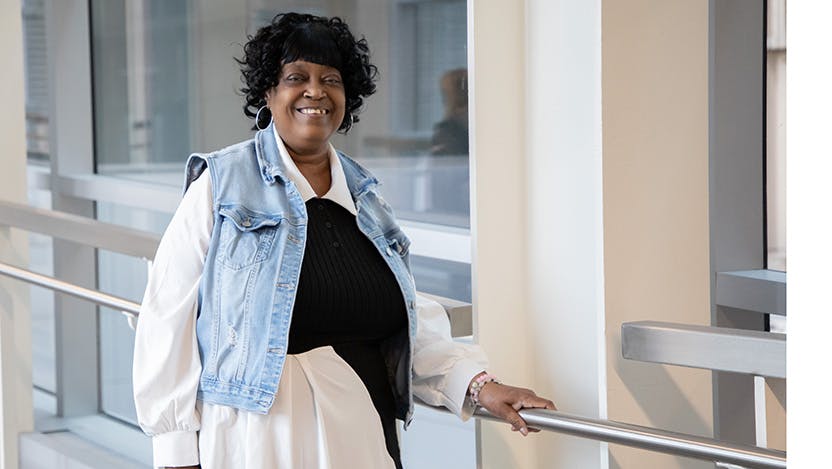 Belinda Gray, a patient at UChicago Medicine's transplant weight loss program