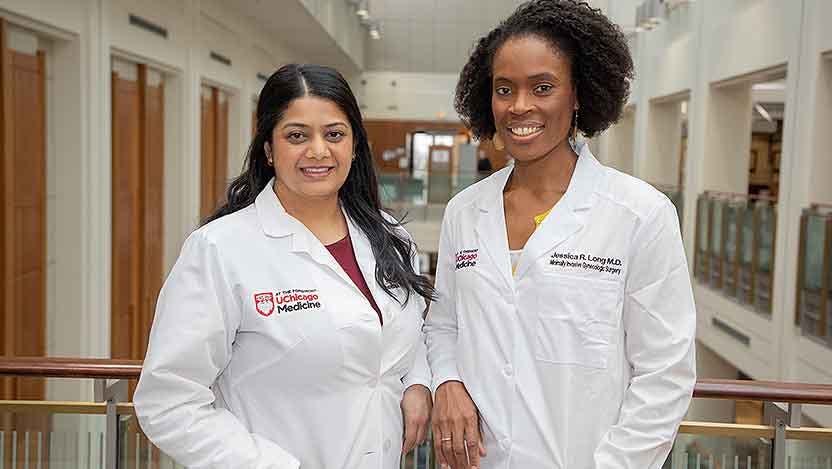 Pediatric gynecologists Dr. Shashwati Pradhan and Dr. Jessica Long