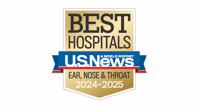 USNEWS Ear, Nose & Throat Badge 2024-2025