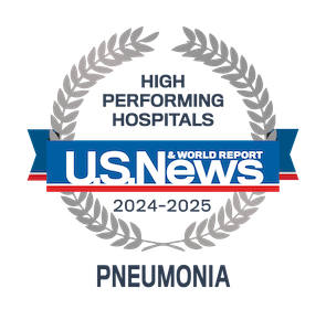 USNEWS Pneumonia badge 2024-2025