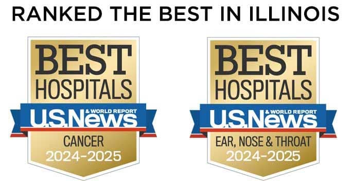 USNEWS cancer and ENT ranked best in Illinois 2024-25