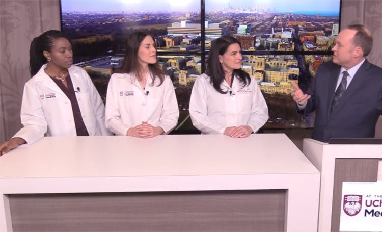 Dr. Shari Snow, Dr. Laura Douglass and Dr. Sandra Laveaux speak with Tim Brown abut fibroids and endometriosis. 