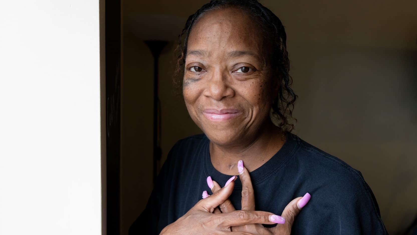 Donna Parks smiling at camera