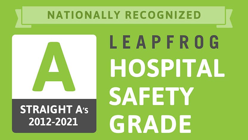Leapfrog Hospital Safety Grade A 2021
