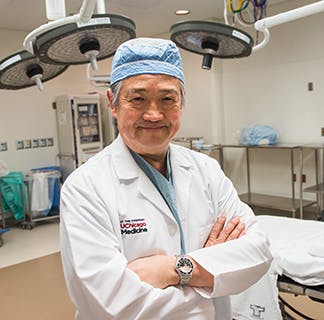 Transplant surgeon Dr. John Fung
