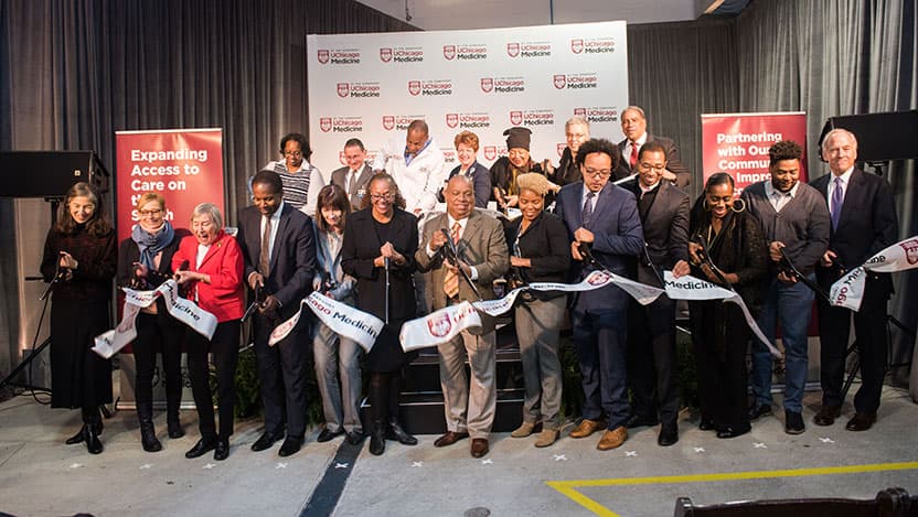 Ribbon cutting ceremony for the new emergency room