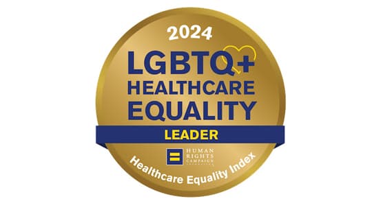 2024 LGBTQ+ Healthcare Equality Leader Badge