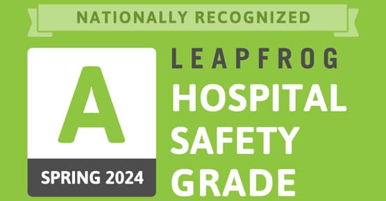 Leapfrog Hospital Safety Badge Spring 2024