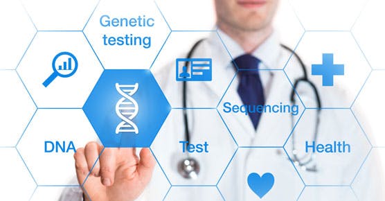 genetic testing illustration