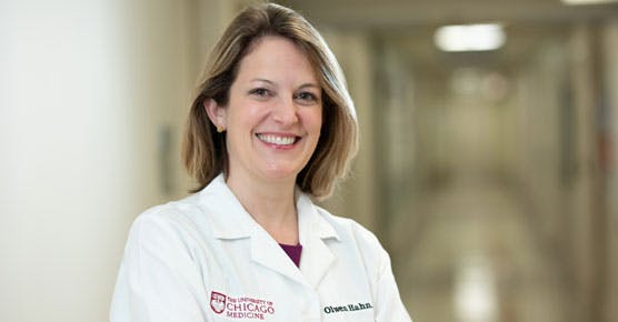 medical oncologist Olwen Hahn, MD