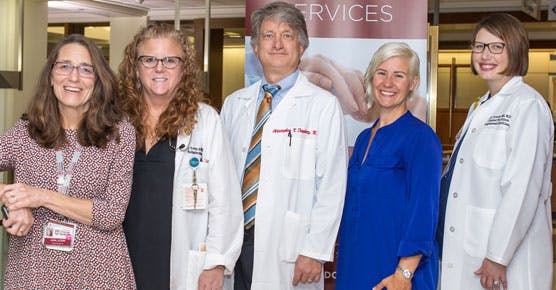 Supportive oncology team, including Chris Daugherty, MD