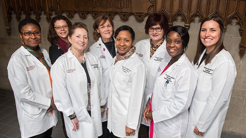 Group photo of kidney transplant nurses