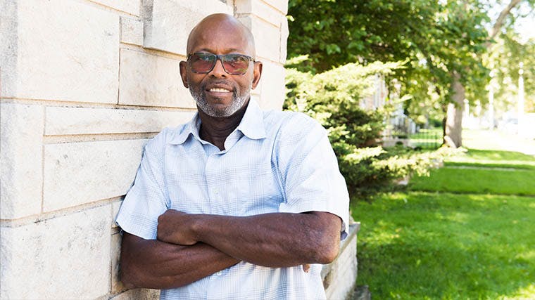 Milbert Kennedy found out he had locally advanced breast cancer in November 2018 and sought treatment at the UChicago Medicine.